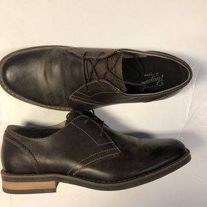Men’s Penguin Lace Up Casual Leather Shoes